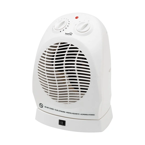Elektromos hősugárzó, 2000W, ventilátoros, 2 fokozatú, oszcillációs, HOME FK 1/O