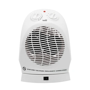 Elektromos hősugárzó, 2000W, ventilátoros, 2 fokozatú, oszcillációs, HOME FK 1/O