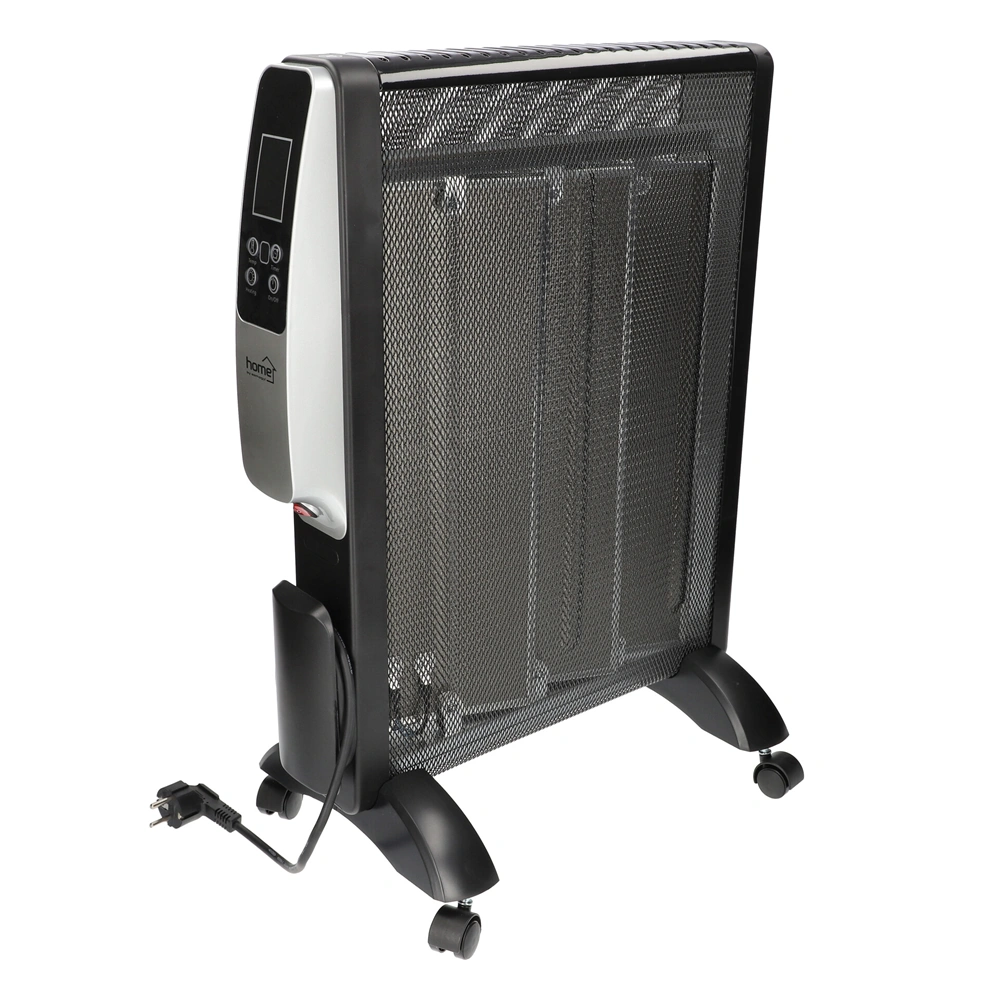 Elektromos konvektor, 1500W, 2 fokozatú, MICA fűtőpanellel, LED kijelző, álló, IP20, digitális termosztát,
