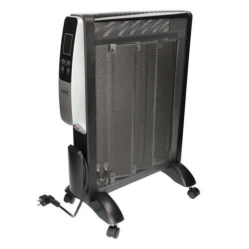 Elektromos konvektor, 1500W, 2 fokozatú, MICA fűtőpanellel, LED kijelző, álló, IP20, digitális termosztát,