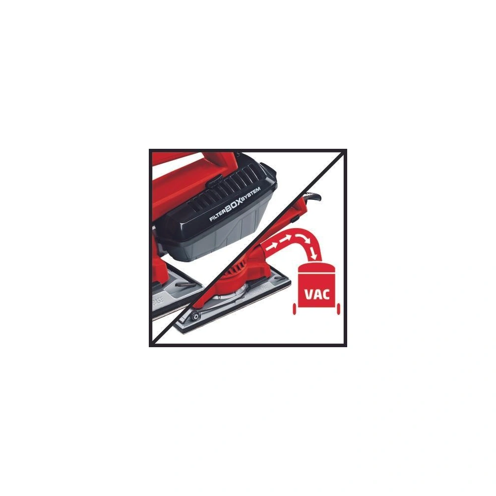 Elektromos rezgőcsiszoló, 250 W, 230 x 115 mm, koffer, Einhell TE-OS 2520 E (4460620) / RENDELÉSRE