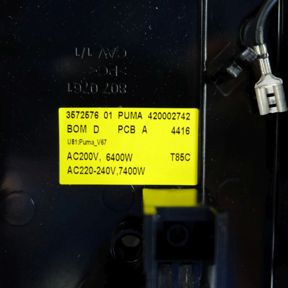 Elektronika, vezérlő (eredeti) ZANUSSI indukciós főzőlap / RENDELÉSRE