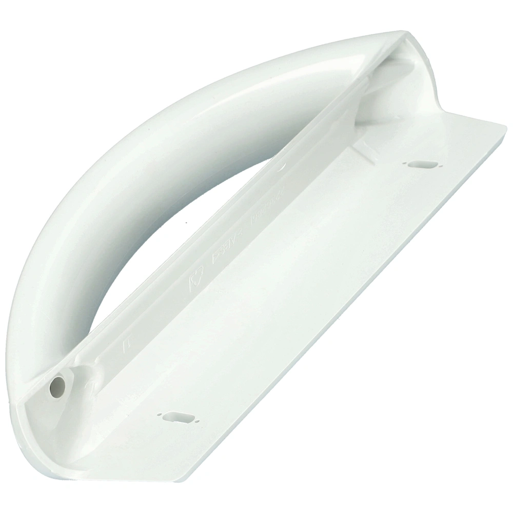 Fogantyú, ívelt, fehér, műanyag (eredeti) LEHEL 6286 hűtőgép