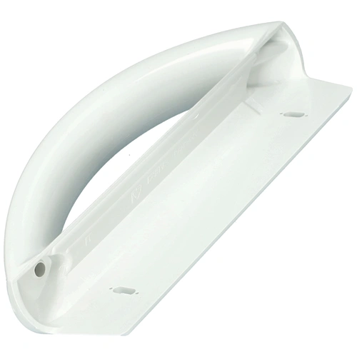Fogantyú, ívelt, fehér, műanyag (eredeti) LEHEL 6286 hűtőgép
