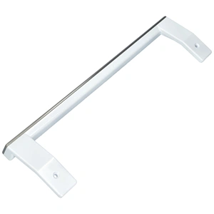 Fogantyú, normáltér, ívelt, fehér, műanyag (eredeti) BEKO hűtőgép