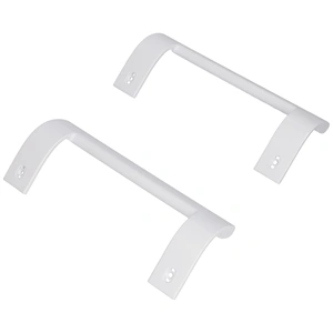 Fogantyú pár, ívelt, fehér, műanyag (eredeti) BEKO hűtőgép