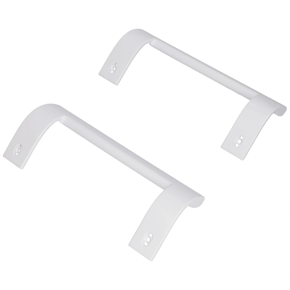 Fogantyú pár, ívelt, fehér, műanyag (eredeti) BEKO hűtőgép