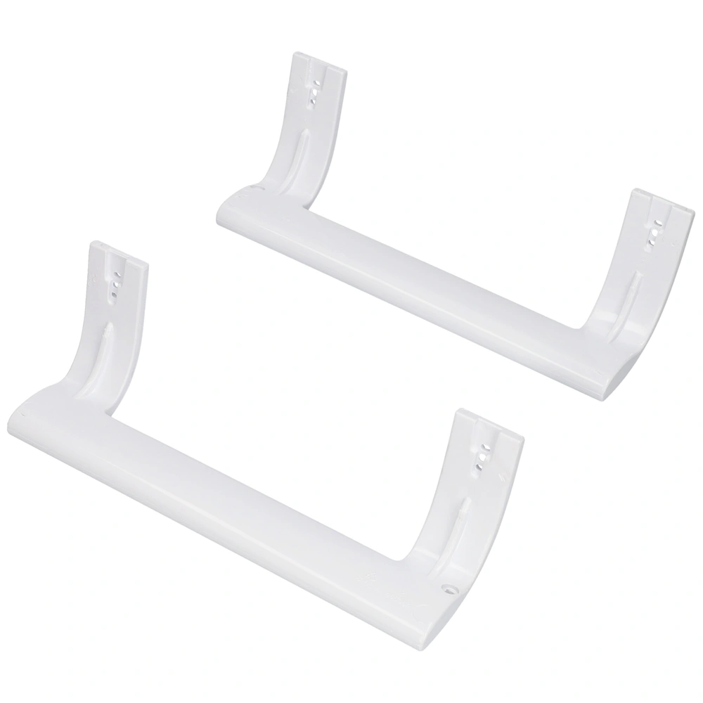 Fogantyú pár, ívelt, fehér, műanyag (eredeti) BEKO hűtőgép