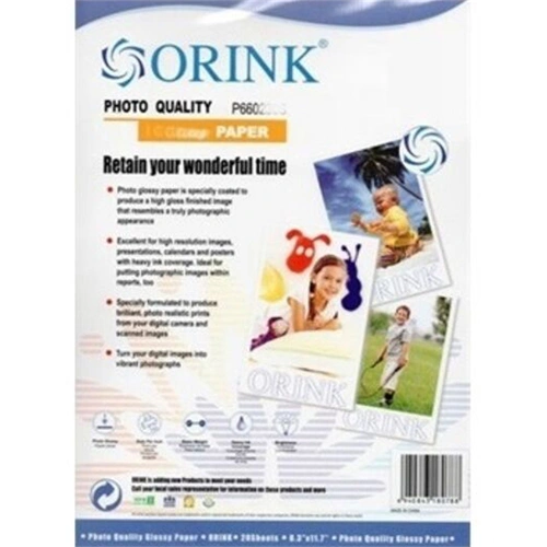 Fotópapír Pp A3, S 180g. 20lap fényes Orink (P612180S20)