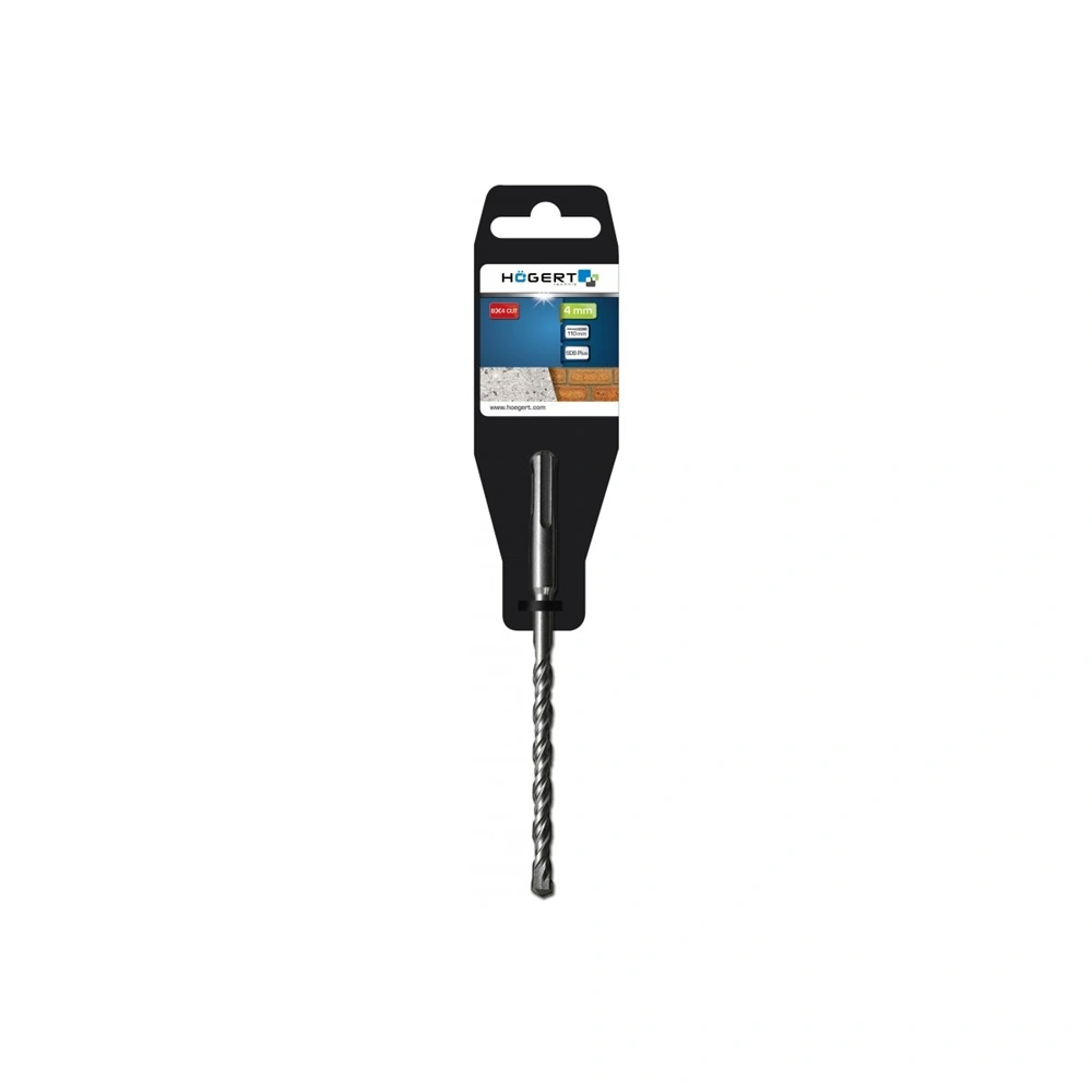 Fúrószár kőzethez, SDS Plus, 4 x 110  mm , HÖGERT HT6D201  / RENDELÉSRE