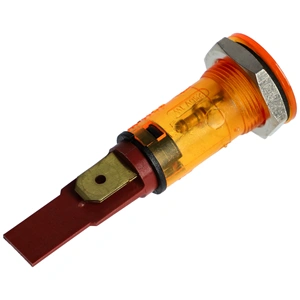 Glimlámpa sárga menetes tömített vízmentes 1W