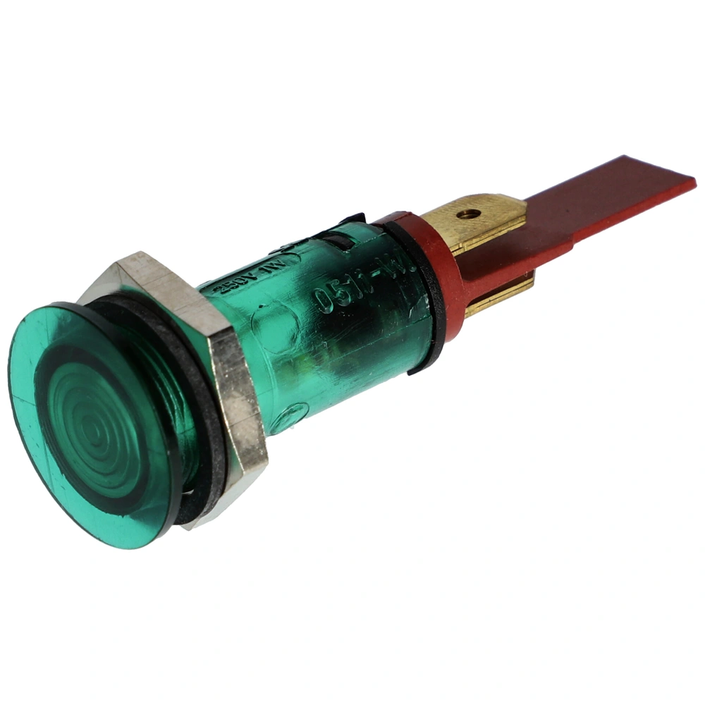 Glimlámpa zöld menetes tömített vízmentes 1W