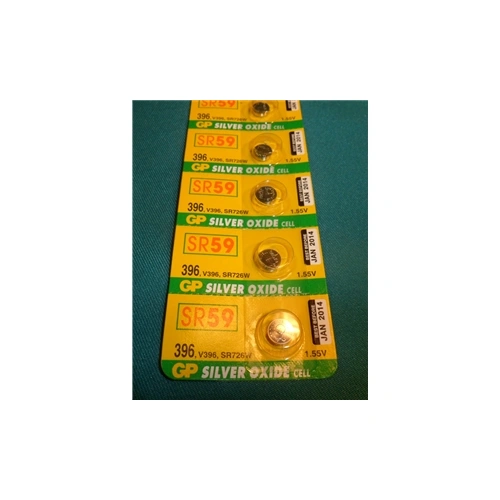 Gombelem ezüstoxid GP SR59 SR726W (396) 1 db-os bliszterben /RENDELÉSRE