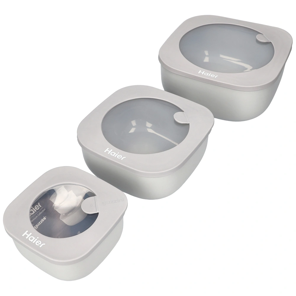 HAIER Premium Collection tárolóedény 3 db-os szett / RENDELÉSRE