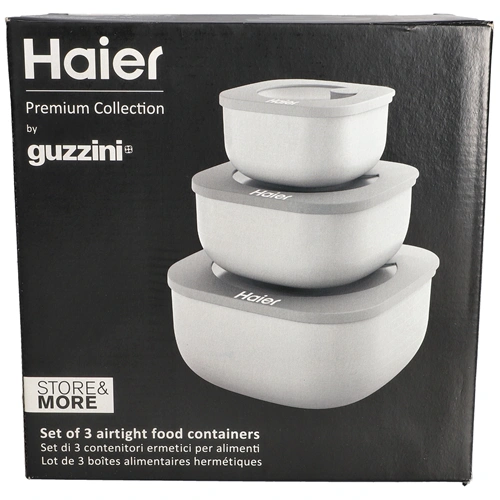 HAIER Premium Collection tárolóedény 3 db-os szett / RENDELÉSRE