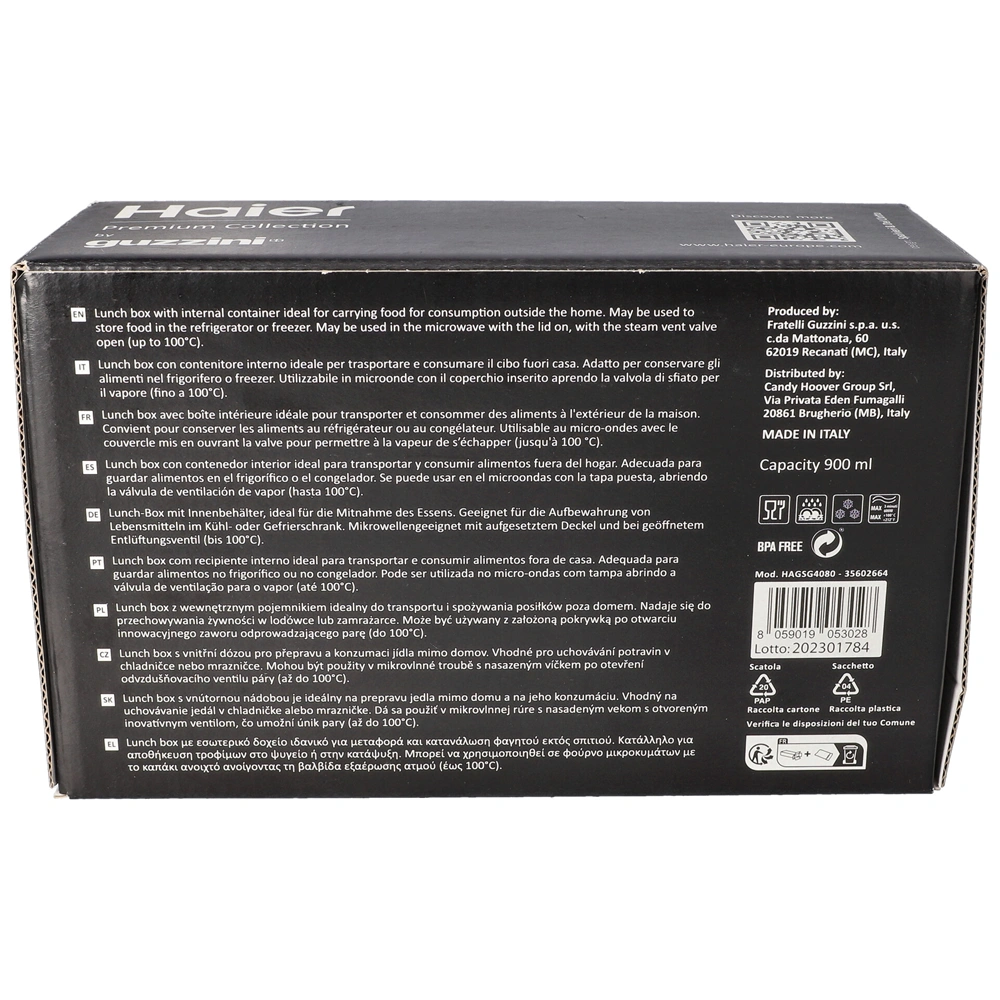 HAIER Premium Collection uzsonnás doboz / RENDELÉSRE