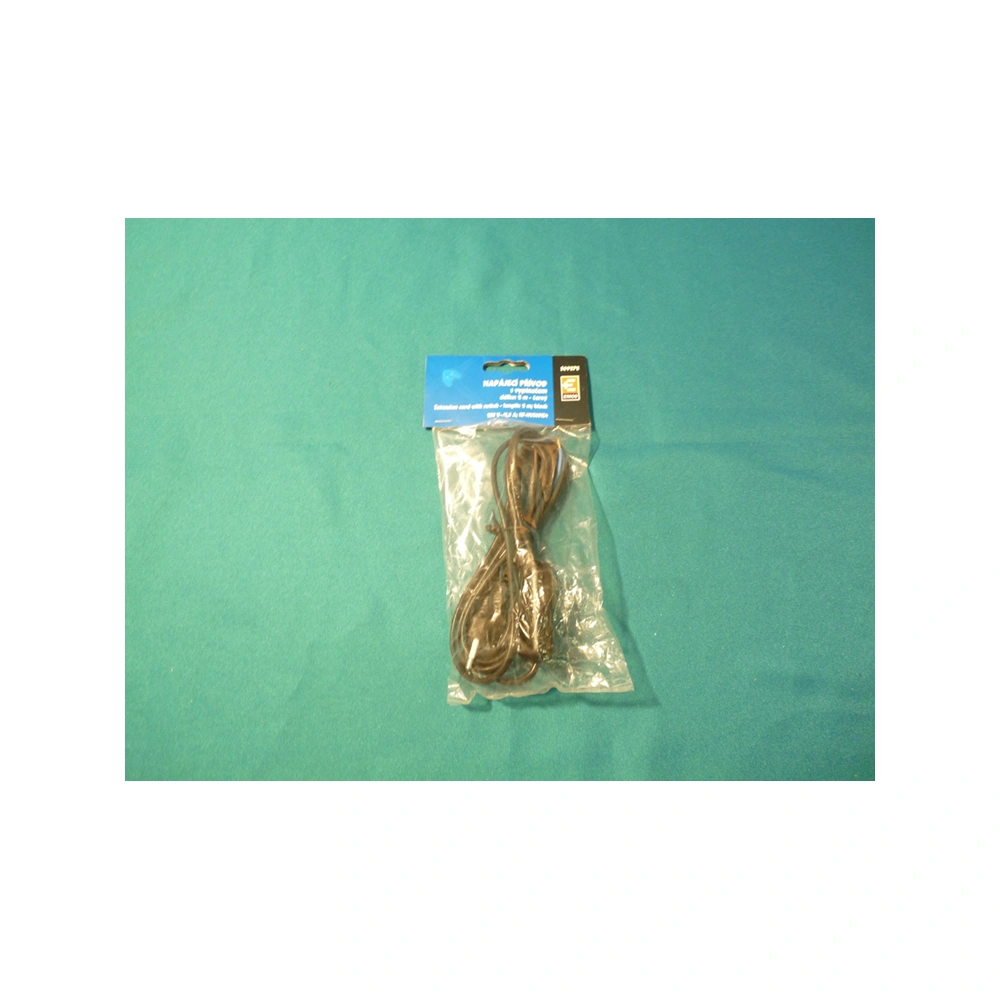 Hálózati kábel kapcsolóval kéteres 2x0,75 2 m fekete  S09272 (UVK028) /RENDELÉSRE