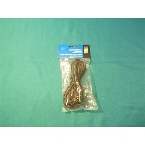 Hálózati kábel kapcsolóval kéteres 2x0,75 2 m fekete  S09272 (UVK028) /RENDELÉSRE