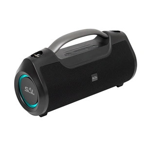 Hordozható bluetooth hangszóró, BoomBox, 2x30 W, BT TWS, AUX, USB, LED, telefontöltés,vízálló, SAL BT 7000 / RENDELÉSRE