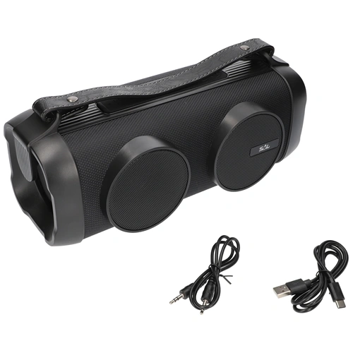 Hordozható bluetoothos hangszóró, IPX4 vízvédett, USB, beépített akkumulátor, Boom-Box, SAL BT 3000
