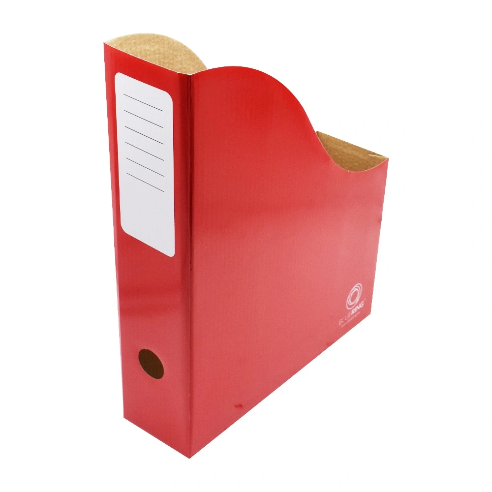 Iratpapucs 8cm, mikrohullámú karton Bluering®, piros