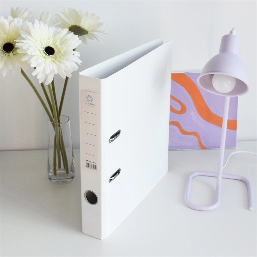 Iratrendező A4, 5cm, két oldalt PP borítás, Bluering® Premium fehér