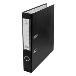 Iratrendező A4, 5cm, két oldalt PP borítás,lapraszerelt, Bluering® Premium fekete