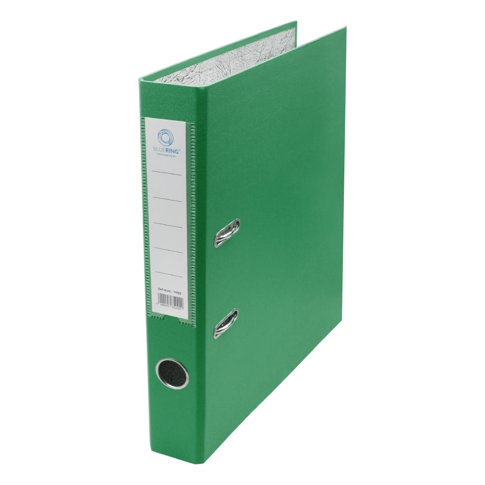 Iratrendező A4, 5cm, két oldalt PP borítás,lapraszerelt, Bluering® Premium zöld