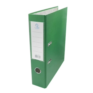 Iratrendező A4, 7,5cm, két oldalt PP borítás,lapraszerelt, Bluering® Premium zöld