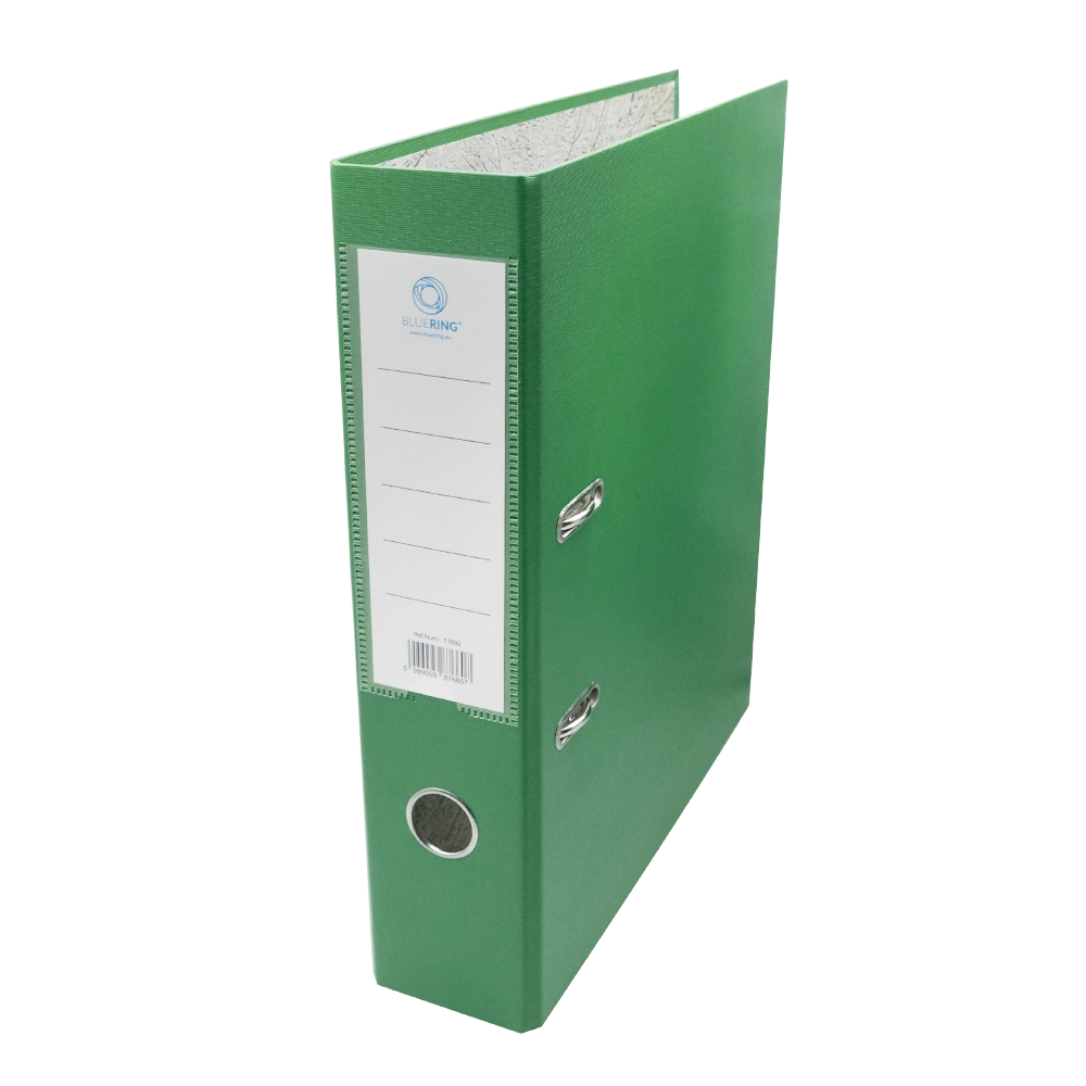 Iratrendező A4, 7,5cm, két oldalt PP borítás,lapraszerelt, Bluering® Premium zöld