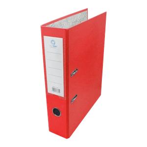 Iratrendező A4, 7,5cm,lapraszerelt, Bluering® Smart piros