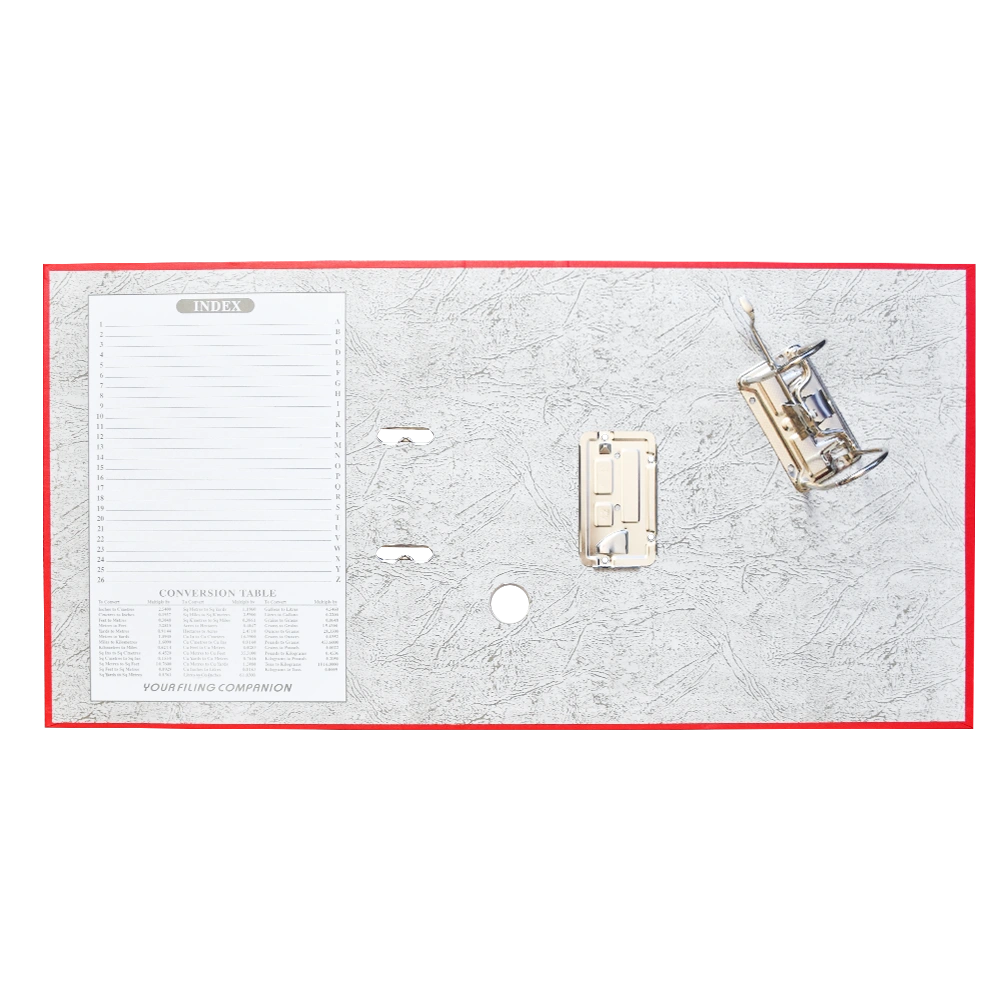 Iratrendező A4, 7,5cm,lapraszerelt, Bluering® Smart piros