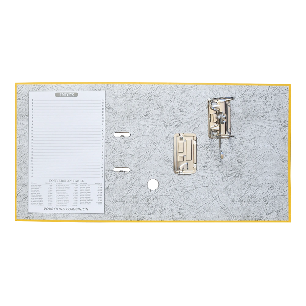 Iratrendező A4, 7,5cm,lapraszerelt, Bluering® Smart sárga