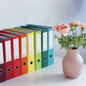 Iratrendező A4, 7,5cm,lapraszerelt, Bluering® Smart sárga