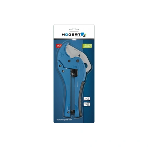 KIFUTOTT Csővágó fogó, PVC, PP, PE, PP-R, PEX, PEX-AL csövekhez, max 42  mm-ig, 230 mm , HÖGERT HT1P605