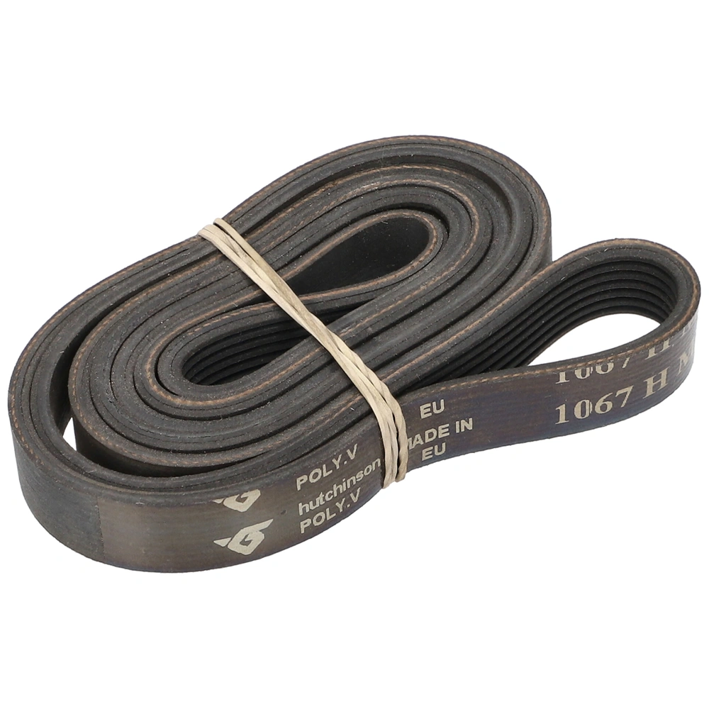 KIFUTÓ 1067 H7 EL Bordásszíj, fekete ARISTON mosógép / RENDELÉSRE