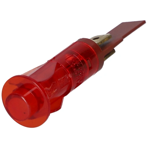 KIFUTÓ Glimlámpa piros kerek csúcsos 1W