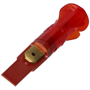 KIFUTÓ Glimlámpa piros kerek csúcsos 1W