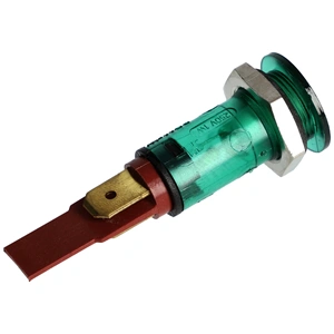 KIFUTÓ Glimlámpa zöld menetes tömített vízmentes 1W