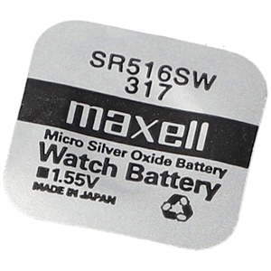 KIFUTÓ Gombelem ezüstoxid MAXELL SR516SW (317) 1 db-os bliszterben