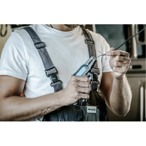 Kábel blankoló fogó, automata, 180mm,  0,2-6 mm², HÖGERT HT1P187