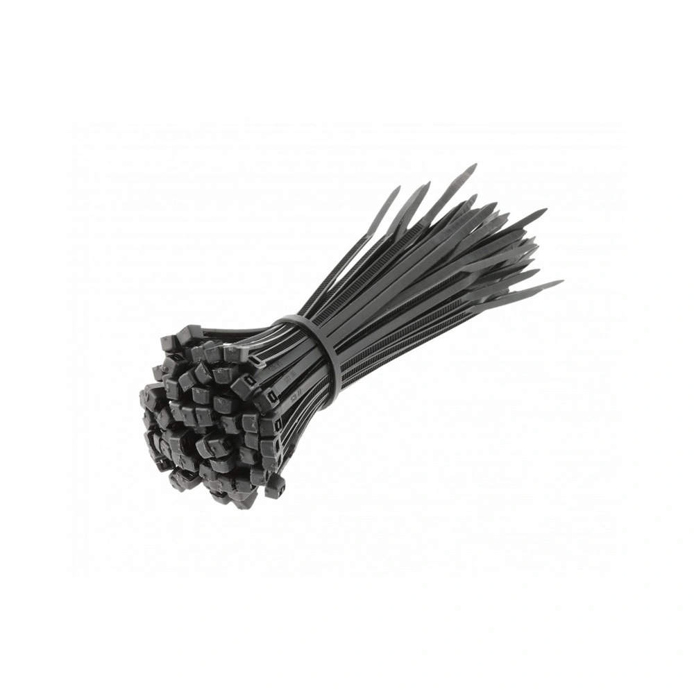 Kábelkötegelő 2,5 x 100mm, fekete, 100db/csomag HÖGERT HT2C700