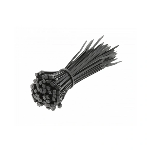 Kábelkötegelő 2,5 x 100mm, fekete, 100db/csomag HÖGERT HT2C700