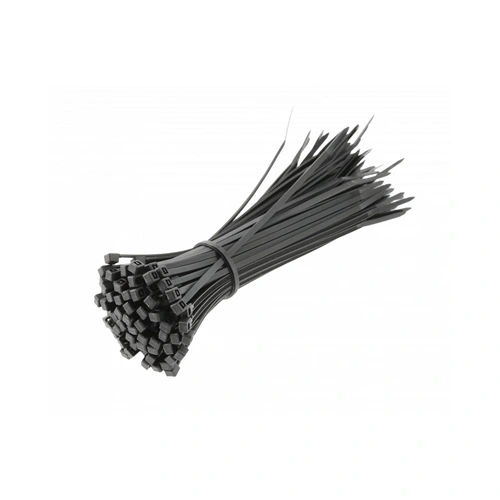 Kábelkötegelő 2,5 x 140mm, fekete, 100db/csomag HÖGERT HT2C701