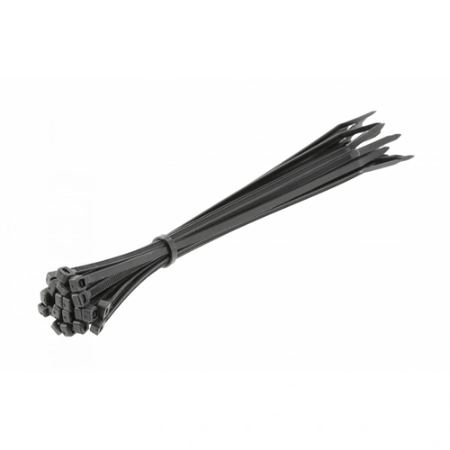 Kábelkötegelő 3,6 x 200mm, fekete, 25db/csomag HÖGERT HT2C705
