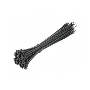 Kábelkötegelő 3,6 x 300mm, fekete, 100db/csomag HÖGERT HT2C708