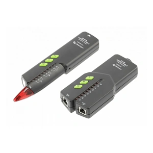 Kábelteszter, RJ11, RJ45, zseblámpa, NCV , HÖGERT HT1E640  / RENDELÉSRE