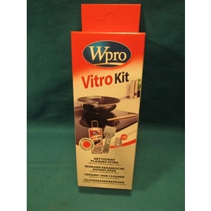 Kerámialap tisztító szett (Activ Vitro + kaparó + 10db penge) WPRO KVC004 