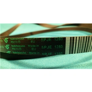 Kifutott 1280 5PJE  Bordásszíj, fekete (eredeti, HUTCHINSON) ELECTROLUX mosógép / RENDELÉSRE