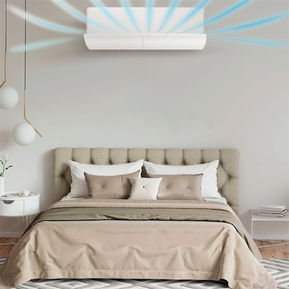 Klíma légterelő, 57-105 cm állítható szélességű, fehér